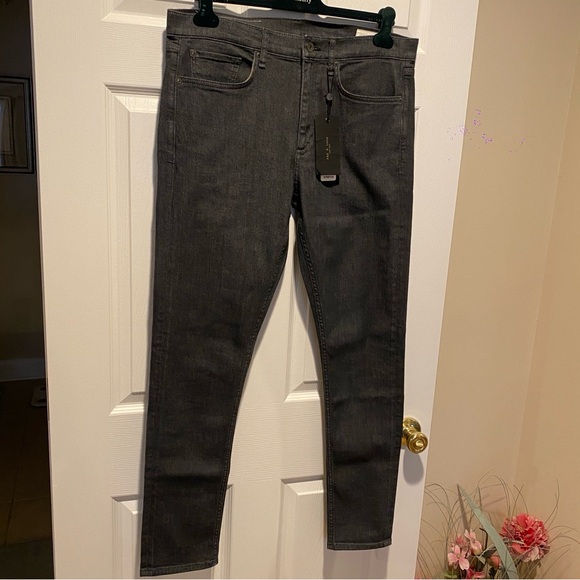 Rag and Bone Men’s McGregor Fit 1 Aero Stretch Skinny Jeans Size 34 NWT - Picture 6 of 12